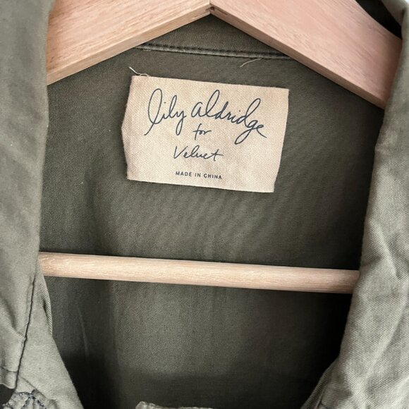 Velvet by Graham & Spencer ruby light-weight army jacket - Picture 3 of 6